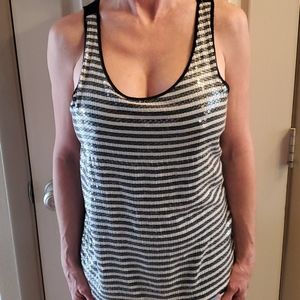 New York and Company Sequin Tank Top